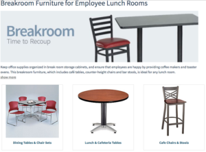 where to buy break room furniture